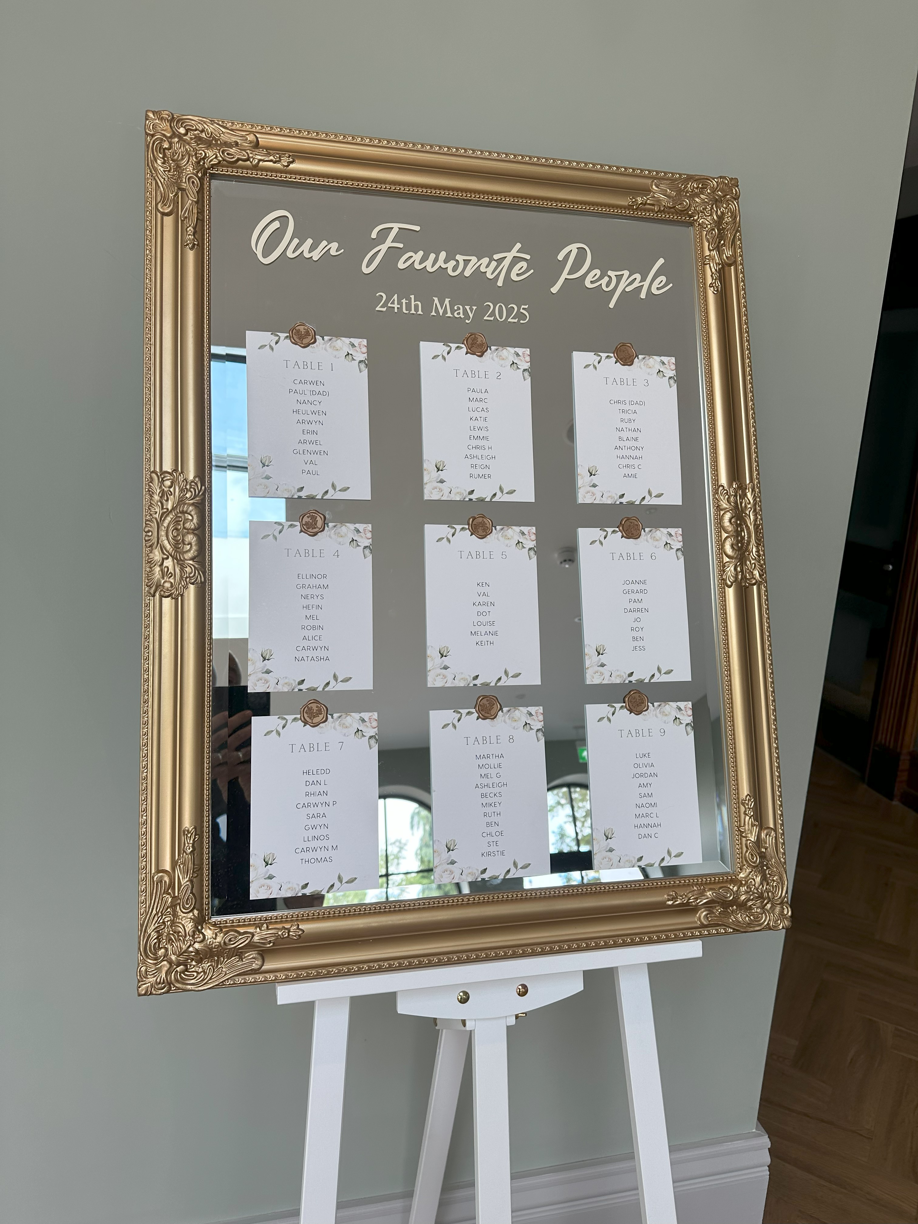 Wedding Table Plan Hire, Chester, Wirral, Cheshire, Liverpool, Look At Us Events, Wedding Styling Prices