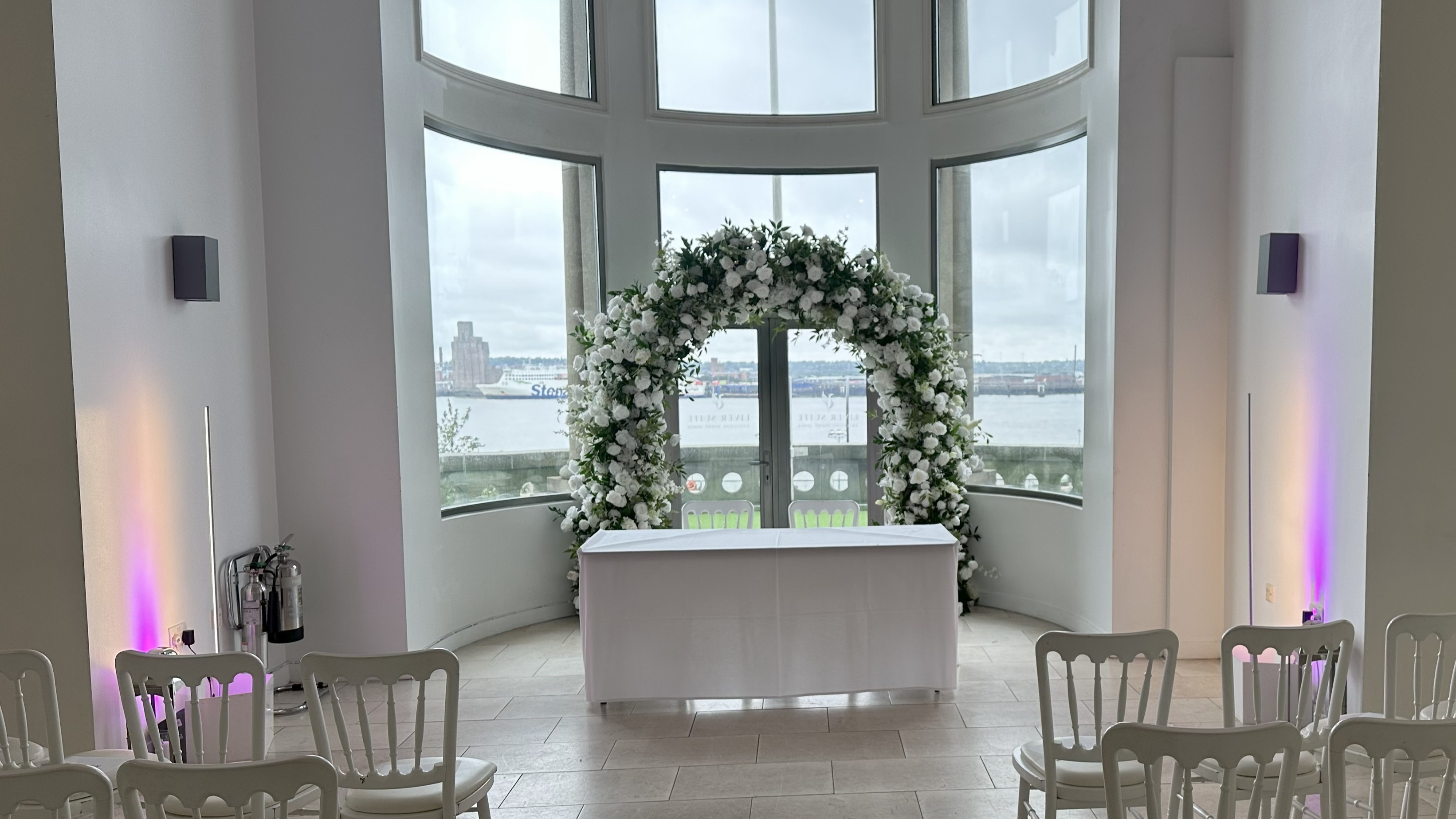 Luxury Floral Arch Hire for your wedding, Liverpool, Chester, Wirral, Look At Us Events - Wedding Decoration Hire Company Chester