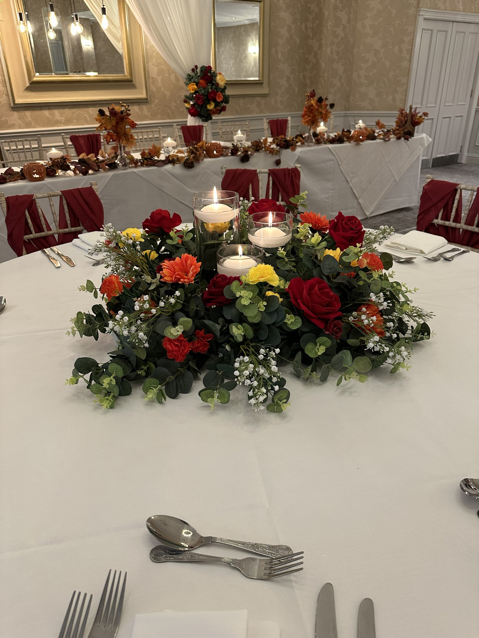 Broken Floral Arch Hire for Weddings - Chester Floral Decoration Hire Company