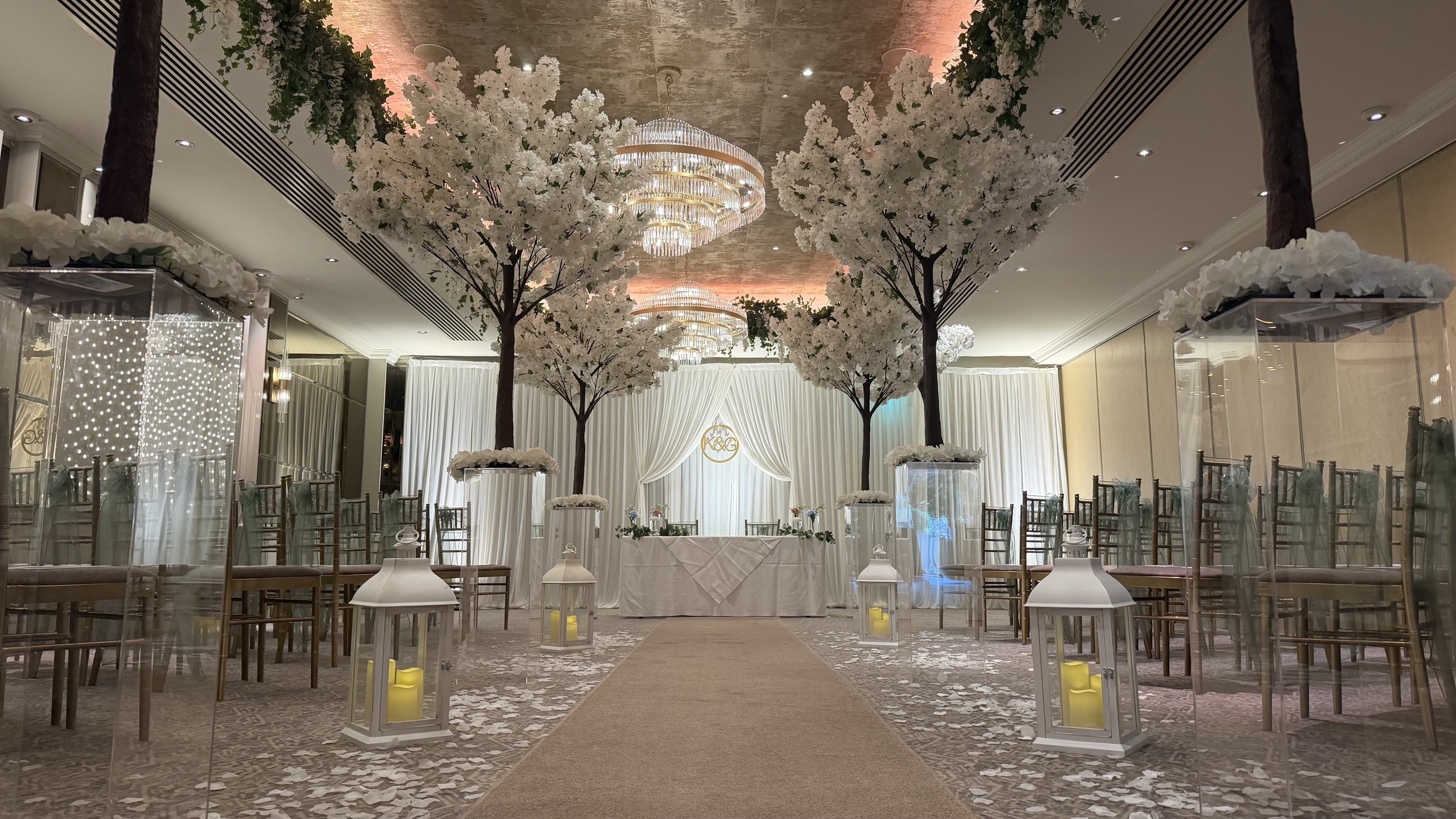 Wedding Decoration Hire - Grosvenor Pulford Hotel