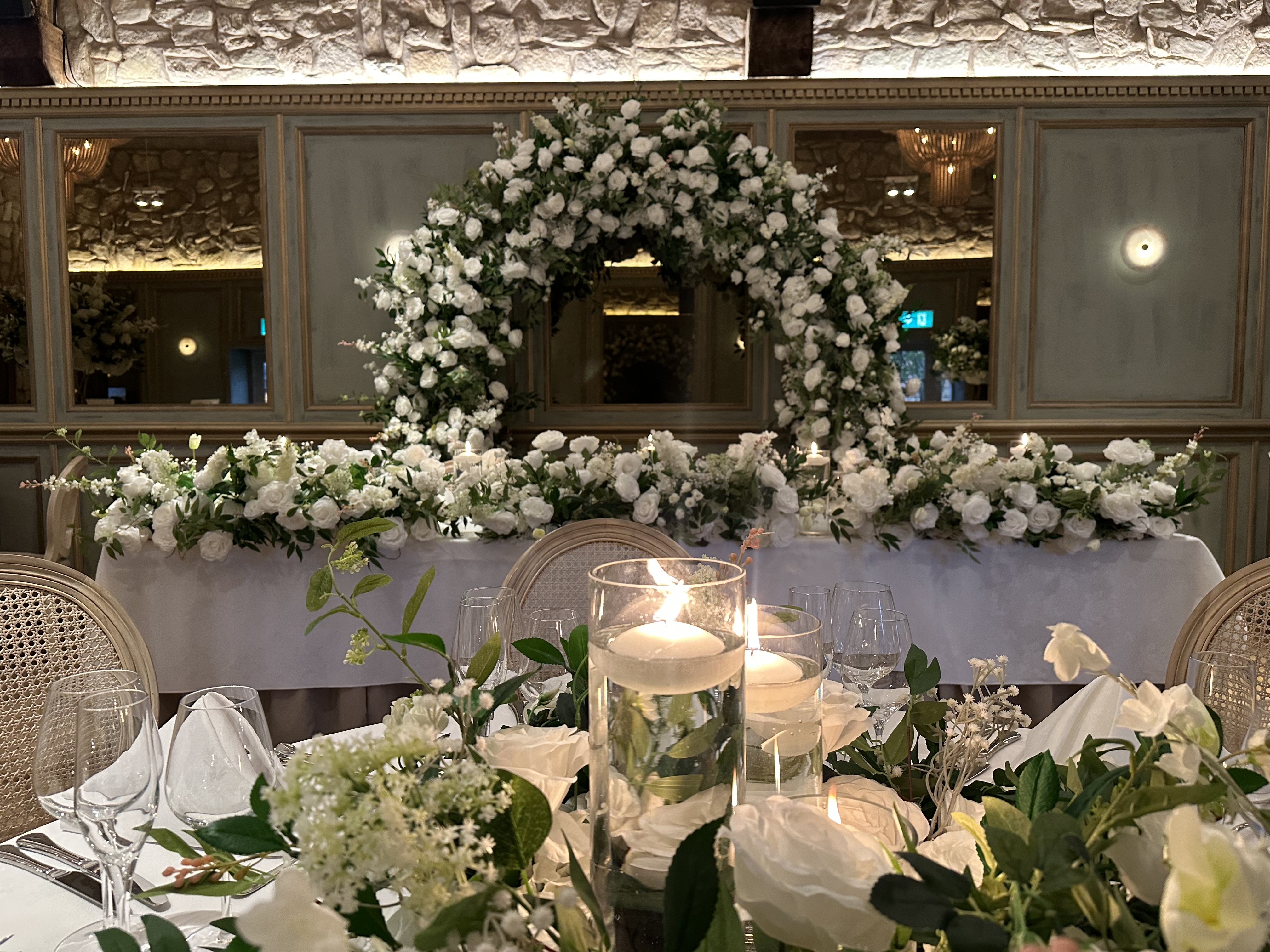 Wedding Decoration Hire - The Manor, Greasby. Look At Us Events Wedding Styling Company Wirral
