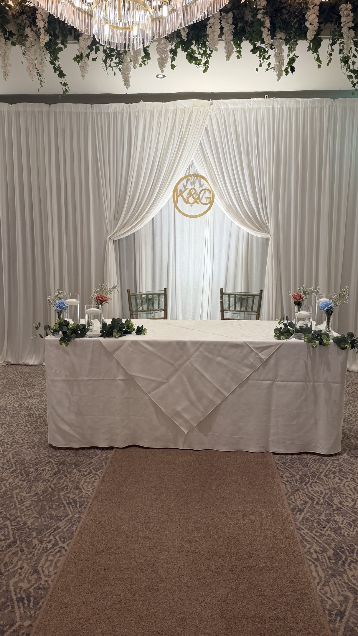 Wedding Decoration Hire at Grosvenor Pulford Hotel